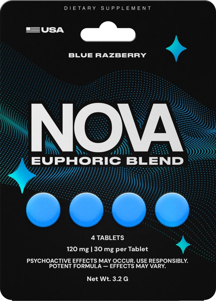 Nova Blue Razberry Tablets